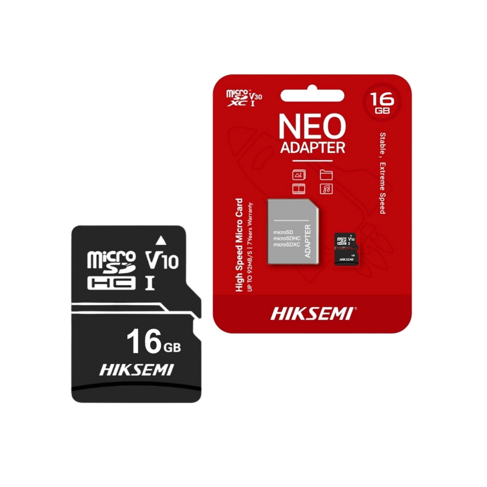 MICRO SD 16GB HIKSEMI CLASE 10 C1