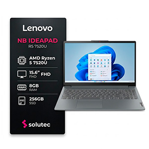 NB LENOVO IDEAPAD R5 7520U 8GB 256GB 15.6