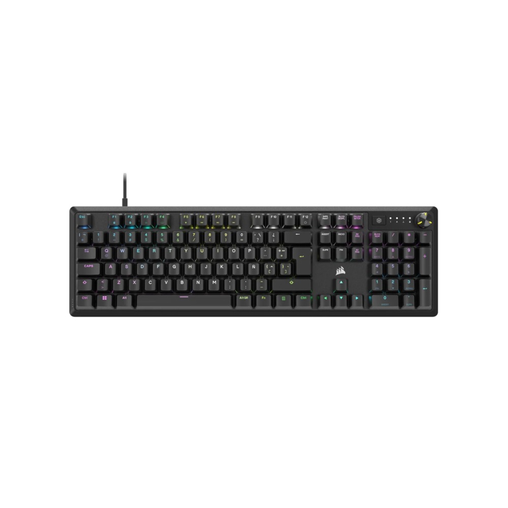 TECLADO CORSAIR K70 CORE RGB CARBON S.RED (100%)