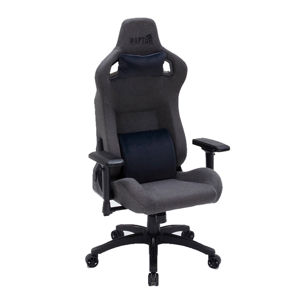 SILLA GAMER RAPTOR THRONE R20 TELA NEGRA